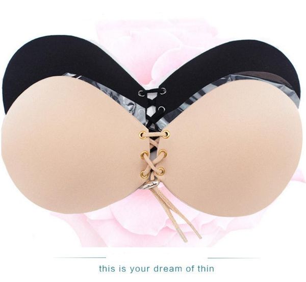 lady women silicone bra invisible push up bra stick on self adhesive front lacing bras strapless lingerie cup bra elegant, Black;white
lady women silicone bra invisible push up bra stick on self adhesive front lacing bras strapless lingerie cup bra elegant, Black;white