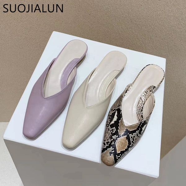 suojialun women slippers 2020 new spring elegant ladies mule shoes round toe slip on slides shallow mouth sandals slipper, Black
suojialun women slippers 2020 new spring elegant ladies mule shoes round toe slip on slides shallow mouth sandals slipper, Black