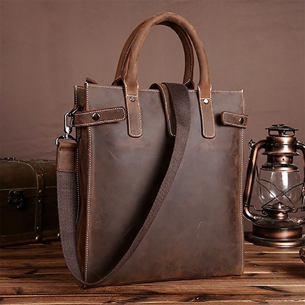 baoersen men handbag cross body tote bag crazy horse leather business briefcase men tablet messenger shoulder handle bags
baoersen men handbag cross body tote bag crazy horse leather business briefcase men tablet messenger shoulder handle bags