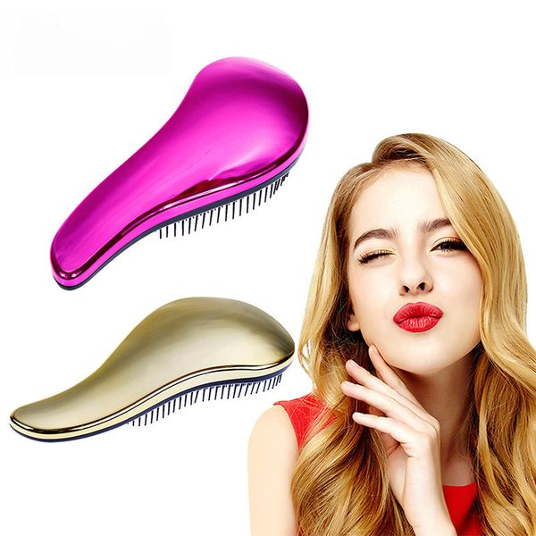 anti-static hair brush comb styling tools shower electroplate detangling massage combs for salon styling women girls hair, Silver
anti-static hair brush comb styling tools shower electroplate detangling massage combs for salon styling women girls hair, Silver