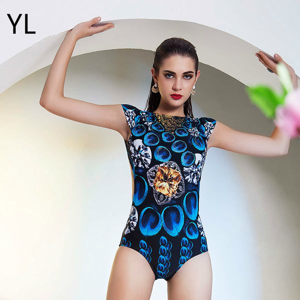 queen elasticity short sleeves one-piece bathing suit printed 3d high waist swimwear blue peacock feathers push up swimsuit, White;black
queen elasticity short sleeves one-piece bathing suit printed 3d high waist swimwear blue peacock feathers push up swimsuit, White;black