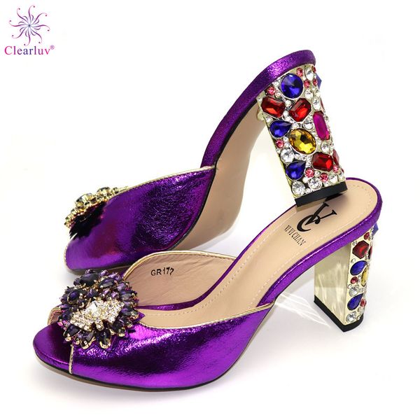 purple color fashion sandals italy design shoes nigerian shoes without match bag set for women party, Black
purple color fashion sandals italy design shoes nigerian shoes without match bag set for women party, Black