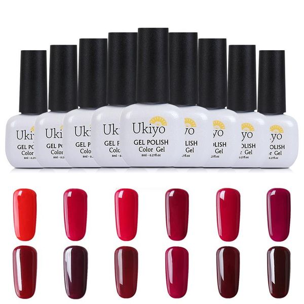 ukiyo wine red series uv nail gel nail polish nail art manicure gel lacquer base and coat semi permanent 8ml, Red;pink
ukiyo wine red series uv nail gel nail polish nail art manicure gel lacquer base and coat semi permanent 8ml, Red;pink