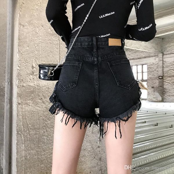 2020 rivet beading denim shorts female high waist hollow cut hole denim shorts with strap street style shorts, Blue
2020 rivet beading denim shorts female high waist hollow cut hole denim shorts with strap street style shorts, Blue