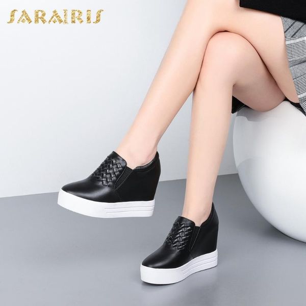 sarairis 2020 new fashion genuine leather platform concise pumps woman shoes high heels slip-on black shoes women pumps female 
sarairis 2020 new fashion genuine leather platform concise pumps woman shoes high heels slip-on black shoes women pumps female