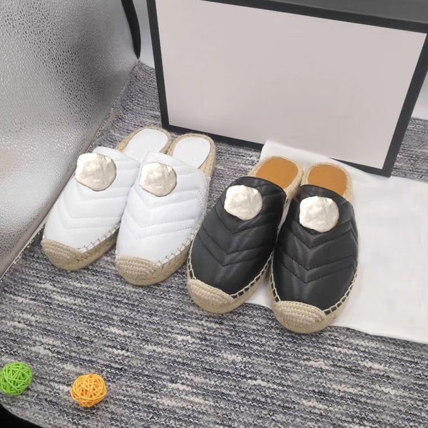 2019 New products Fisherman Shoes Authentic sheepskin Slippers with Baotou Designer Luxury Brand Straw bottom metal buckle Flat woman Shoes
2019 New products Fisherman Shoes Authentic sheepskin Slippers with Baotou Designer Luxury Brand Straw bottom metal buckle Flat woman Shoes