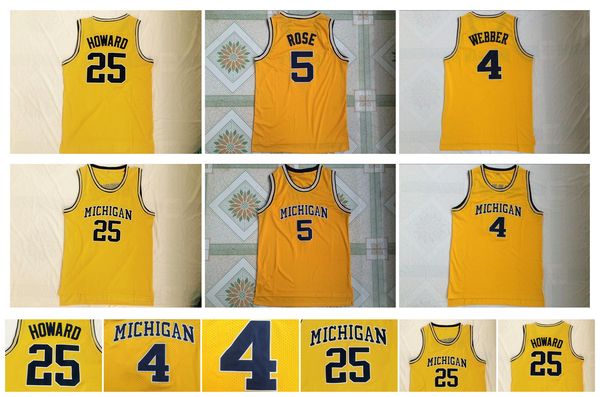High Quality Michigan Wolverines 5 Jalen Rose Jersey 25 Dwight Howard Jersey 4 Chris Webber University Mens College Basketball Jerseys
High Quality Michigan Wolverines 5 Jalen Rose Jersey 25 Dwight Howard Jersey 4 Chris Webber University Mens College Basketball Jerseys