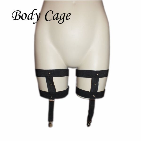 body cage 1pc womens leg garters sock black fetish strap bondage harness thigh stocking suspender belt harajuku goth, Black;white
body cage 1pc womens leg garters sock black fetish strap bondage harness thigh stocking suspender belt harajuku goth, Black;white