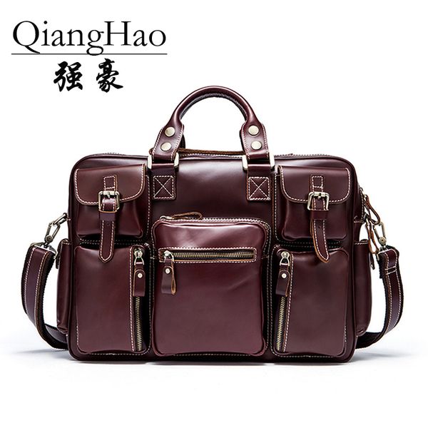 classic design 100% cow leather large size leather briefcases men casual business man bag office briefcase bags lapbag
classic design 100% cow leather large size leather briefcases men casual business man bag office briefcase bags lapbag