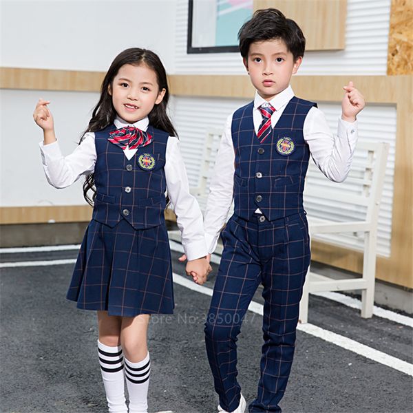 kids korean japanese kindergarten primary school uniforms boys girls academic navy kawaii waistcoat vest tie clothing sets suits, Blue
kids korean japanese kindergarten primary school uniforms boys girls academic navy kawaii waistcoat vest tie clothing sets suits, Blue