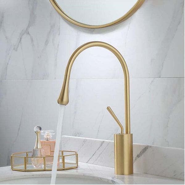 basin faucet single lever 360 rotation spout moder brass mixer tap for kitchen or bathroom basin water sink mixer gold brushed
basin faucet single lever 360 rotation spout moder brass mixer tap for kitchen or bathroom basin water sink mixer gold brushed