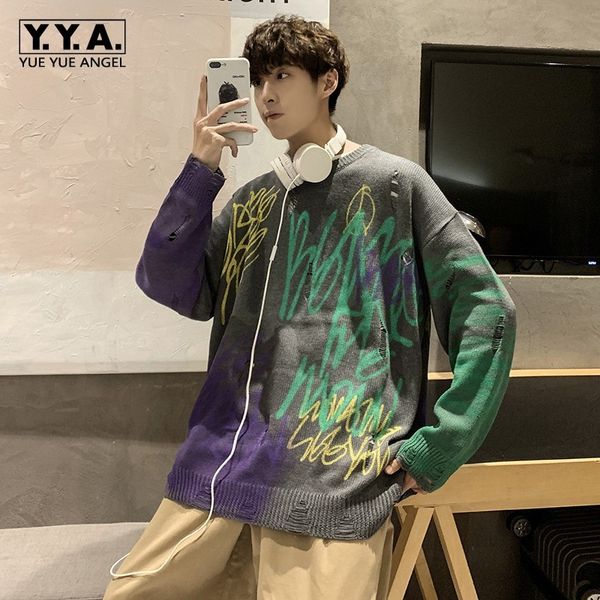 хип-хоп streetwear пара осень зима свитера личность hole ripped граффити с длинным рукавом o-образным вырезом дряблая fit мужская пуловеры, White;black
хип-хоп streetwear пара осень зима свитера личность hole ripped граффити с длинным рукавом o-образным вырезом дряблая fit мужская пуловеры, White;black
