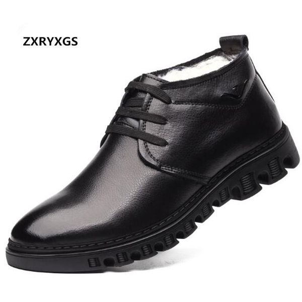 zxryxgs brand boots winter wool warm shoes men snow boots 2019 middle-aged men real leather shoes winter, Black
zxryxgs brand boots winter wool warm shoes men snow boots 2019 middle-aged men real leather shoes winter, Black