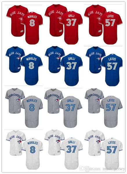 2018 custom men women youth blue jays jersey #8 kendrys morales 37 jason grilli 57 mat latos home blue white grey baseball jerseys, Blue;black
2018 custom men women youth blue jays jersey #8 kendrys morales 37 jason grilli 57 mat latos home blue white grey baseball jerseys, Blue;black