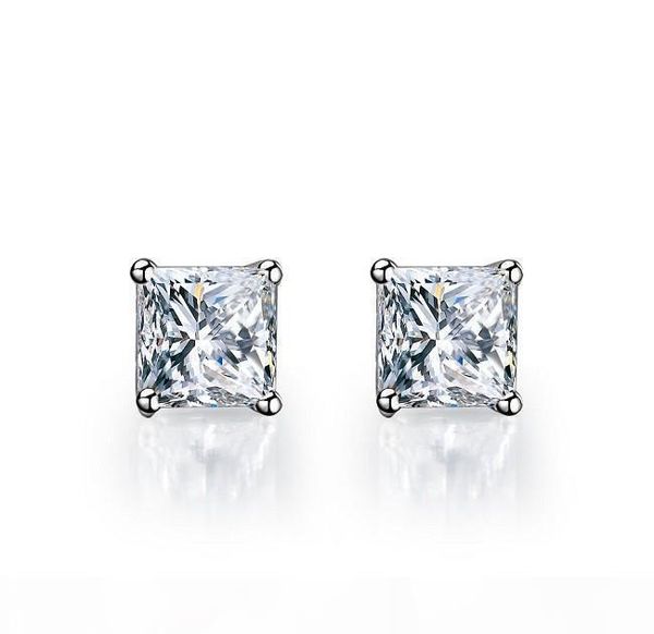 4 carat pair popular affordable excellent princess cut synthetic diamond stud earrings promise jewelry for girl birthday party, Golden;silver
4 carat pair popular affordable excellent princess cut synthetic diamond stud earrings promise jewelry for girl birthday party, Golden;silver
