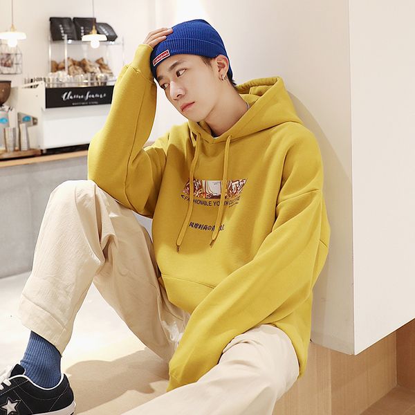 winter new plus velvet hoodies men fashion printing solid color casual hoodie pullover man streetwear hip hop loose sweatshirt, Black
winter new plus velvet hoodies men fashion printing solid color casual hoodie pullover man streetwear hip hop loose sweatshirt, Black