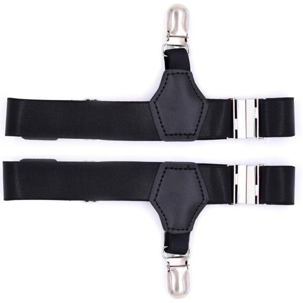 men's shirt suspenders holder elastic garter belt strap easy comfort adjustable, Black;white
men's shirt suspenders holder elastic garter belt strap easy comfort adjustable, Black;white