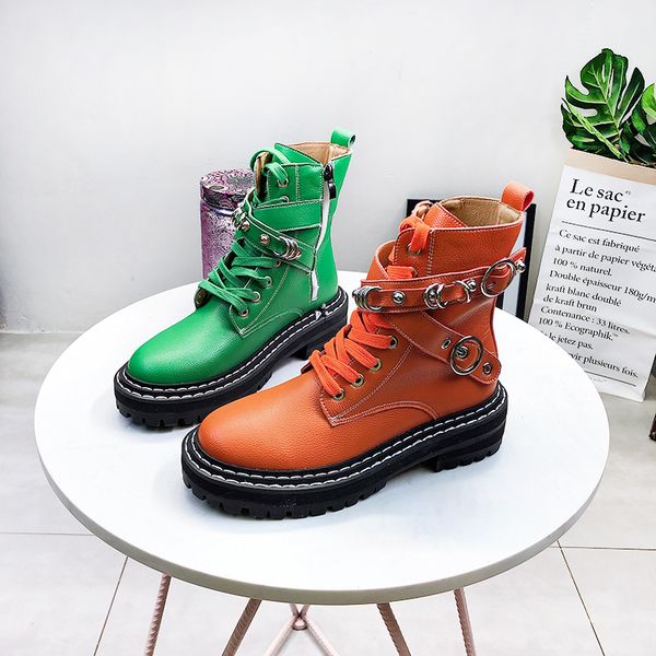 woman leather ankle boots fashion metal decoration ladies boot 2019 spring autumn women ankle boot square heel woman shoes, Black
woman leather ankle boots fashion metal decoration ladies boot 2019 spring autumn women ankle boot square heel woman shoes, Black