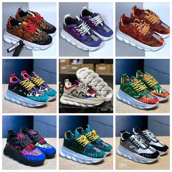 New color chain reaction neaker trainer men women neaker light weight chain linked rubber ole luxury ca ual de igner fa hion hoe
New color chain reaction neaker trainer men women neaker light weight chain linked rubber ole luxury ca ual de igner fa hion hoe