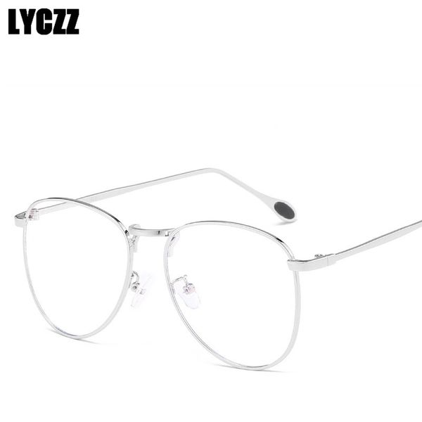 lyczz new metal eyeglasses women retro optical frame computer anti-blue light glasses frame plain lens eyewear oculos de grau, Black
lyczz new metal eyeglasses women retro optical frame computer anti-blue light glasses frame plain lens eyewear oculos de grau, Black