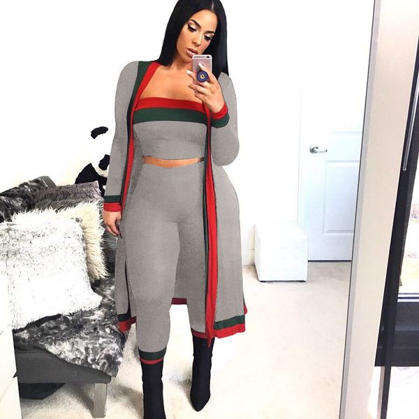 new arrival black striped 3 pieces sets casual outfits long cloak strapless overalls bodysuit women clothing sets costumes
new arrival black striped 3 pieces sets casual outfits long cloak strapless overalls bodysuit women clothing sets costumes