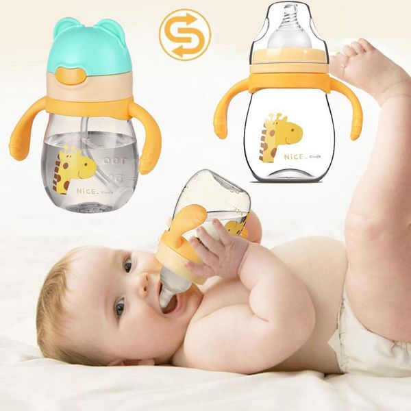 baby bottle 320ml new arrival unique design tritan straw feeding bottle with handle nipple & straw t200603
baby bottle 320ml new arrival unique design tritan straw feeding bottle with handle nipple & straw t200603
