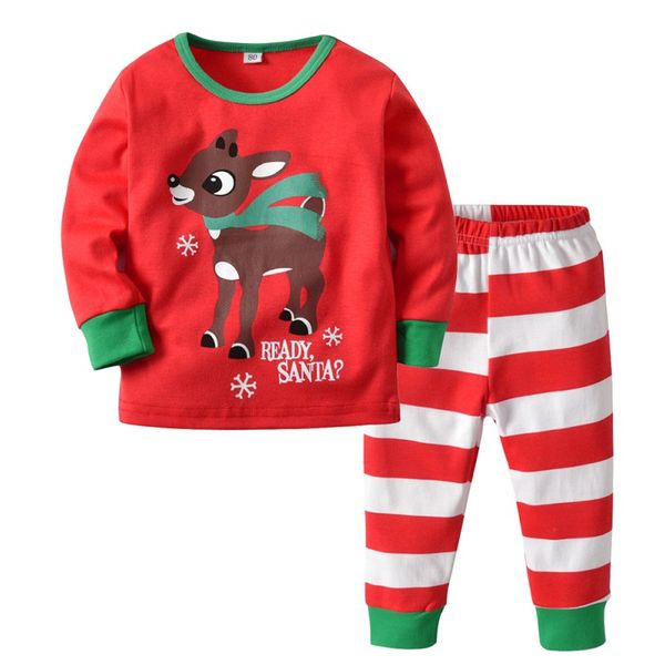 christmas set baby boy girl suit cotton long sleeve cartoon print t-shirt + stripe trousers outfits clothes set, White
christmas set baby boy girl suit cotton long sleeve cartoon print t-shirt + stripe trousers outfits clothes set, White