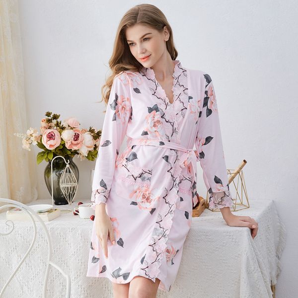 spring pink striped robe knitted double-sided camisole two-piece set women's robes kimono bathrobe, Black;red
spring pink striped robe knitted double-sided camisole two-piece set women's robes kimono bathrobe, Black;red