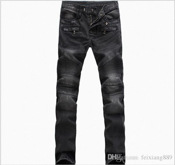 fashion men's foreign trade light blue / black jeans pants motorcycle biker men washing to do the old fold trousers casual runway denim
fashion men's foreign trade light blue / black jeans pants motorcycle biker men washing to do the old fold trousers casual runway denim