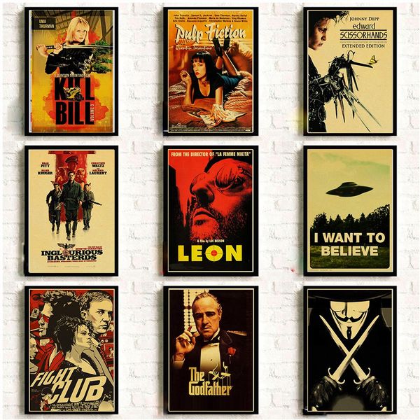 classic nostalgic leon/fight club/pulp fiction/shining/kill bill/godfather posters and prints retro wall sticker
classic nostalgic leon/fight club/pulp fiction/shining/kill bill/godfather posters and prints retro wall sticker