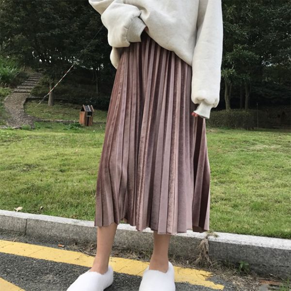 2020 fashion womens skirts spring summer vintage pleated skirt black satin midi skirt women clothes boho skirts long
2020 fashion womens skirts spring summer vintage pleated skirt black satin midi skirt women clothes boho skirts long