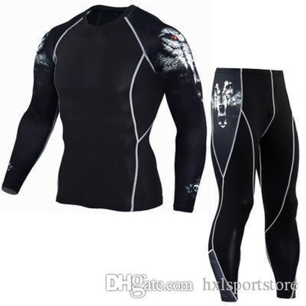 wholesale- mens compression base layer sets spring men long fitness set suits elastic fitness gym running tights sets plus size hxl, Black;blue
wholesale- mens compression base layer sets spring men long fitness set suits elastic fitness gym running tights sets plus size hxl, Black;blue