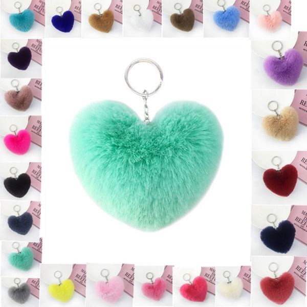 heart shaped popular key rings imitated rabbit fur ball keychain gift genuine rabbit fur pendant phone tassel fur pom pom accessory, Silver
heart shaped popular key rings imitated rabbit fur ball keychain gift genuine rabbit fur pendant phone tassel fur pom pom accessory, Silver