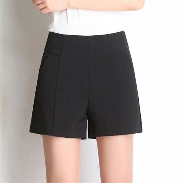 summer casual wide-leg shorts female 2019 high waist shorts hidden zipper fashion commuter ladies plus size, White;black
summer casual wide-leg shorts female 2019 high waist shorts hidden zipper fashion commuter ladies plus size, White;black