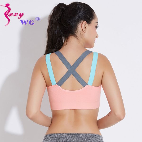 sexywg woman yoga sports bra push up running sport t-shirt gym shirt fitness bh sport bra women's brassiere active clothing, White;black
sexywg woman yoga sports bra push up running sport t-shirt gym shirt fitness bh sport bra women's brassiere active clothing, White;black