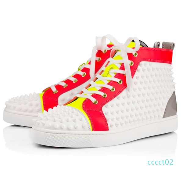 with box 2020 new red bottoms shoes for mens womens designer spike suede leather platform red bottom fashion luxury casual sneakers 2ct, Black
with box 2020 new red bottoms shoes for mens womens designer spike suede leather platform red bottom fashion luxury casual sneakers 2ct, Black