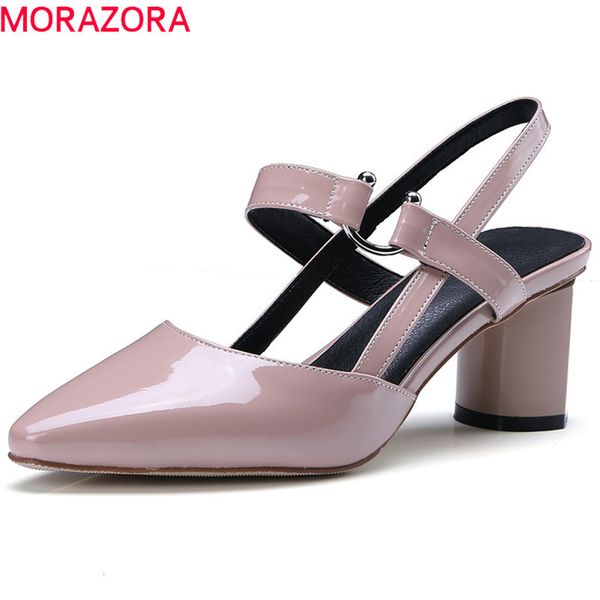 morazora 2020 new arrival women sandals pointed toe summer shoes mixed colors shallow party wedding shoes high heels shoes, Black
morazora 2020 new arrival women sandals pointed toe summer shoes mixed colors shallow party wedding shoes high heels shoes, Black