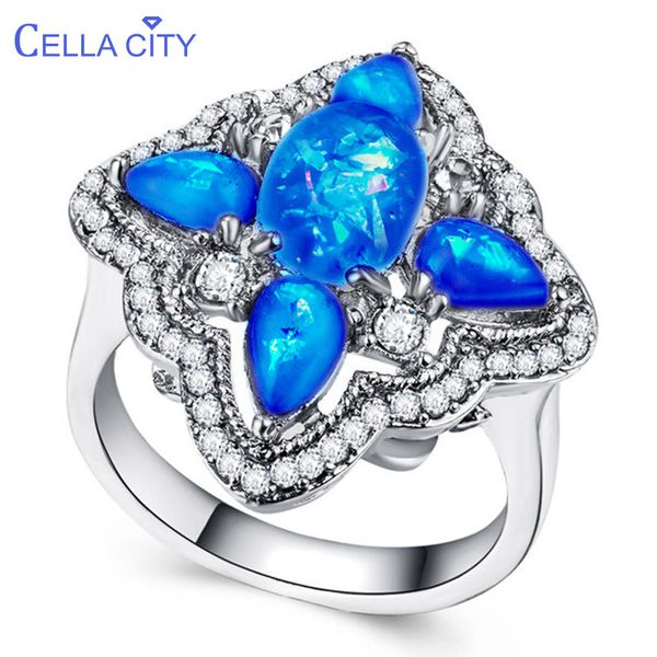 cellacity blue white silver 925 jewelry water drop shaped gemstones ring for women geometry opals plant party gift wholesale, Golden;silver
cellacity blue white silver 925 jewelry water drop shaped gemstones ring for women geometry opals plant party gift wholesale, Golden;silver