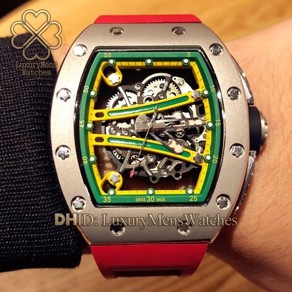 montre de luxe rm61-01 yohan blake корпус из нержавеющей стали турбийон механизм с автоподзаводом спорт водонепроницаемые часы красный каучу, Slivery;brown
montre de luxe rm61-01 yohan blake корпус из нержавеющей стали турбийон механизм с автоподзаводом спорт водонепроницаемые часы красный каучу, Slivery;brown