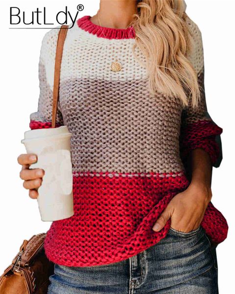 o-neck stitching stripe sweater women long sleeve autumn winter new style 2019 pullovers loose thick knitting female sweater, White;black
o-neck stitching stripe sweater women long sleeve autumn winter new style 2019 pullovers loose thick knitting female sweater, White;black