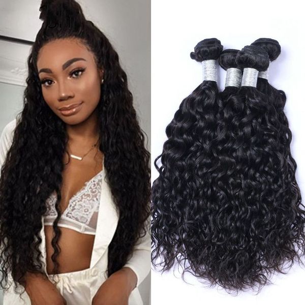 malaysian virgin human hair extensions water wave non remy hair weft 4pcs human hair weave bundles, Black
malaysian virgin human hair extensions water wave non remy hair weft 4pcs human hair weave bundles, Black