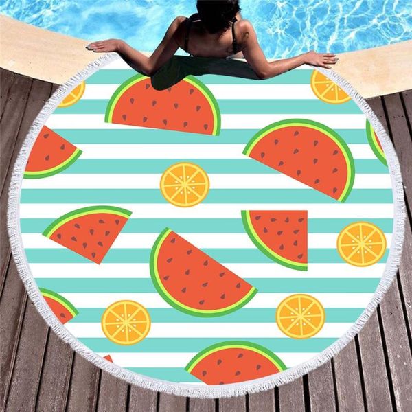 3d digital printed beach towel fringed fruit large bath towels microfiber round beach mat cover table
3d digital printed beach towel fringed fruit large bath towels microfiber round beach mat cover table
