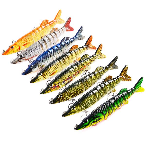 2018 sell fishing bait multi-jointed pike fishing lures 12.5cm 20g 13 colors artificial pike bait hard lure swimbait fishing accessory
2018 sell fishing bait multi-jointed pike fishing lures 12.5cm 20g 13 colors artificial pike bait hard lure swimbait fishing accessory