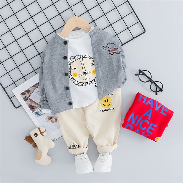 hylkidhuose 2019 autumn baby boys girls clothing sets toddler infant clothes suits lion coats t shirt pants children costume t200526, White
hylkidhuose 2019 autumn baby boys girls clothing sets toddler infant clothes suits lion coats t shirt pants children costume t200526, White