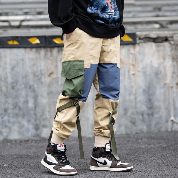 2020 new hip-hop jogger men's black harem overalls multi-pocket ribbon men's sports pants streetwear casual casual pants
2020 new hip-hop jogger men's black harem overalls multi-pocket ribbon men's sports pants streetwear casual casual pants