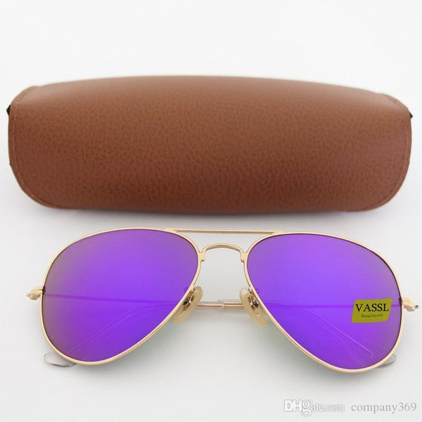5pcs sunglasses vassl fashion mens gold metal frame purple glasses 58mm lens classic sun glasses with box, White;black
5pcs sunglasses vassl fashion mens gold metal frame purple glasses 58mm lens classic sun glasses with box, White;black