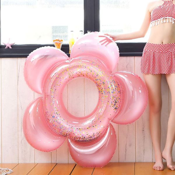 140 sequins sun flower swimming ring glitter float water toy raft for beach parties summer inflatable floral swimming ring
140 sequins sun flower swimming ring glitter float water toy raft for beach parties summer inflatable floral swimming ring