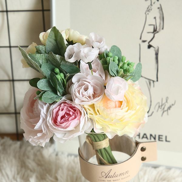 short-branched artificial flowers lu lin simulation rose bouquet home party garden wedding decoration flores
short-branched artificial flowers lu lin simulation rose bouquet home party garden wedding decoration flores