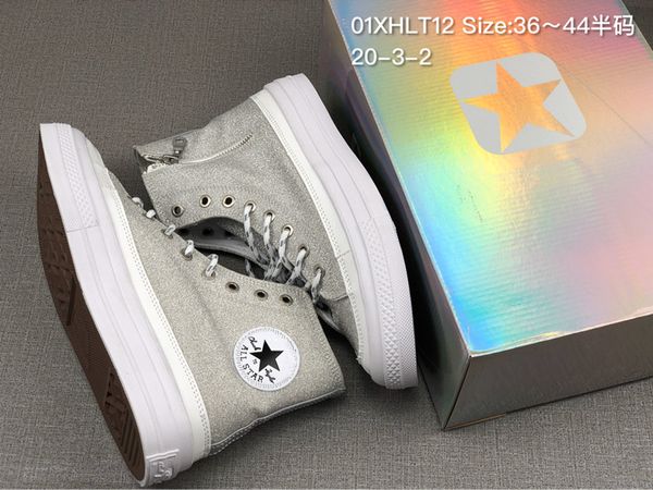 new chuck 1970s all stars high sports shoes fashion shining silvery pink sneakers women mens casual shoes vintage designer shoes eur 36-44, Black
new chuck 1970s all stars high sports shoes fashion shining silvery pink sneakers women mens casual shoes vintage designer shoes eur 36-44, Black