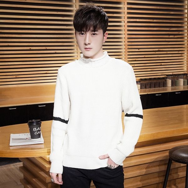 fashion men's growing sleeve sweater men wear leisure pure colors loose knitted underwear 2019, White;black
fashion men's growing sleeve sweater men wear leisure pure colors loose knitted underwear 2019, White;black